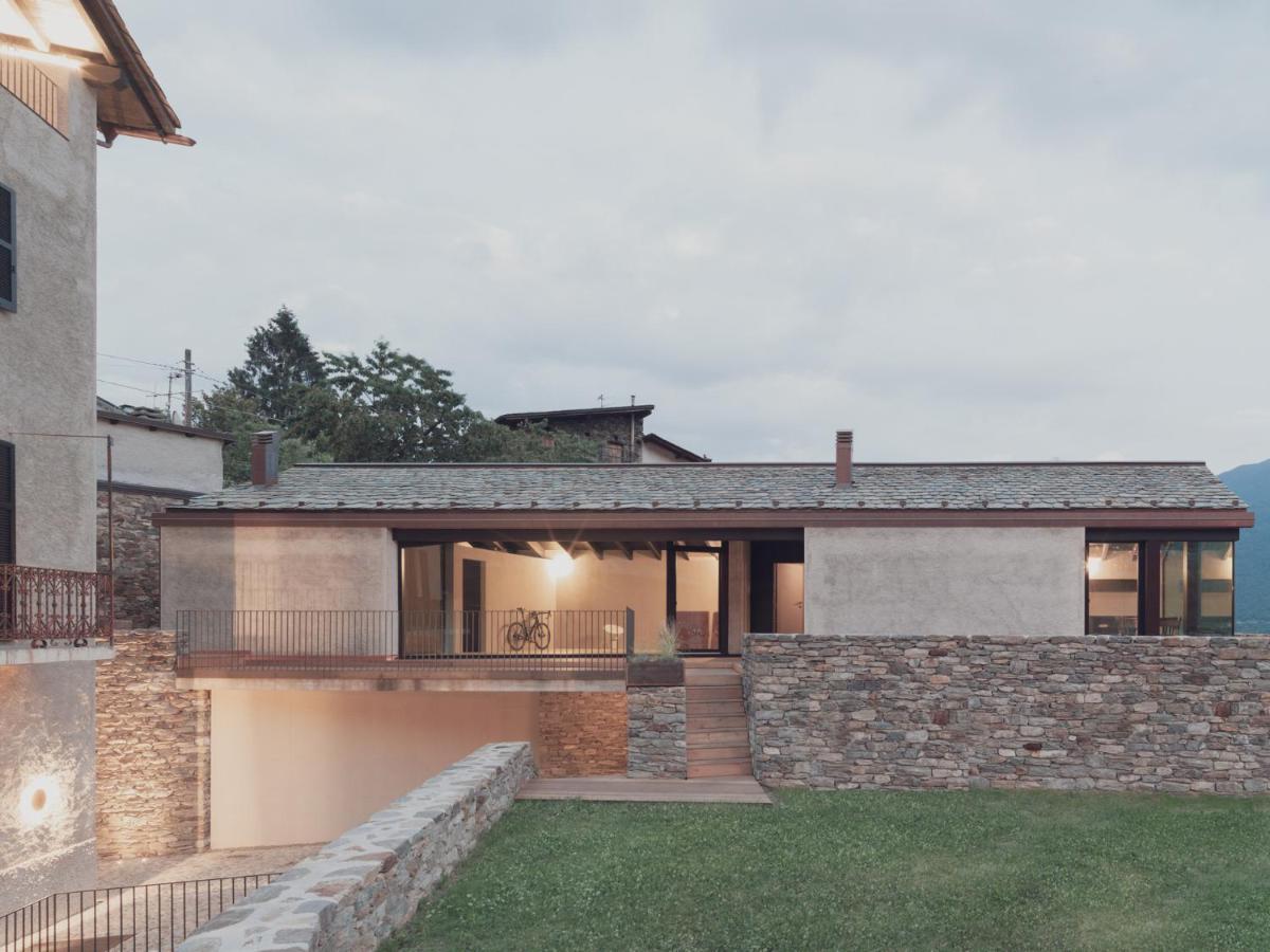 Agriturismo Olmo Sondrio Bagian luar foto